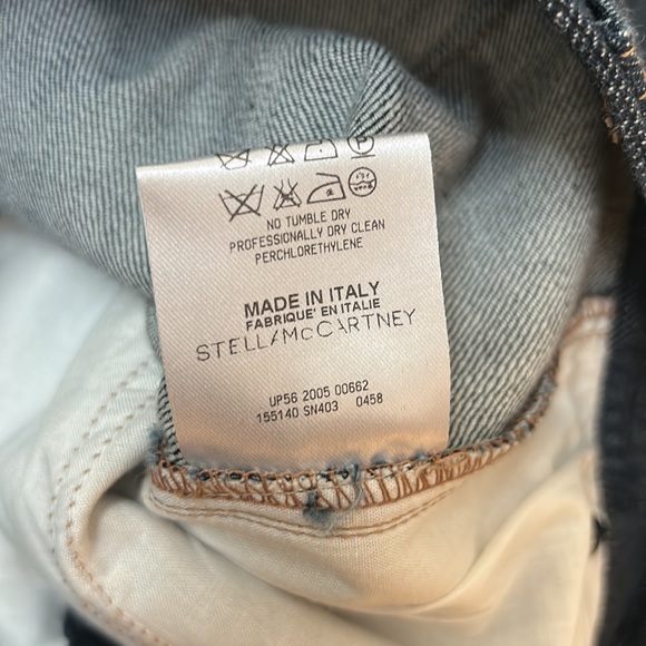 2005 Stella McCartney capri style pleated jeans, size 38 - Picture 8 of 9